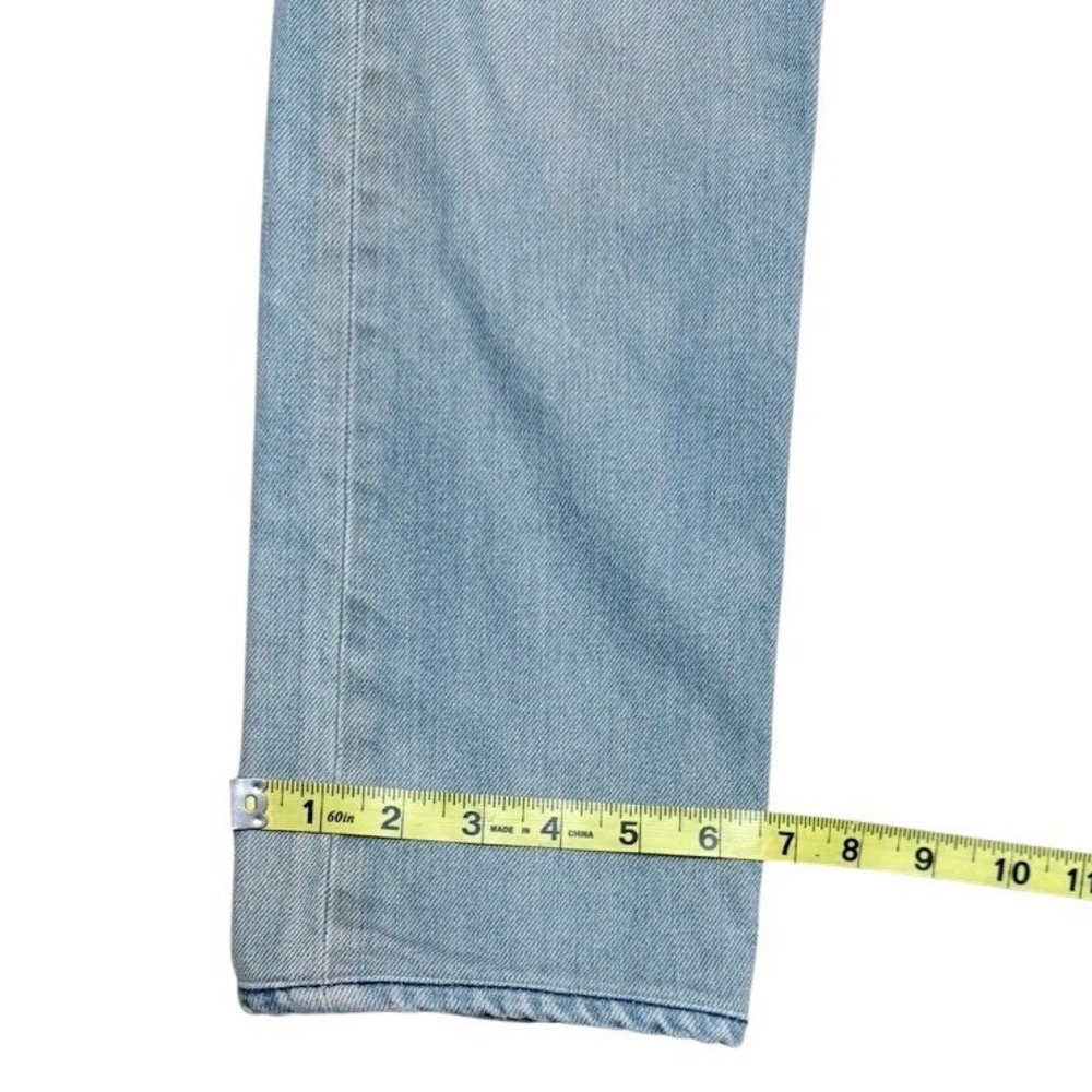 John‎ Elliott Season Seven Japanese Denim Light Wash Cigarette Jeans Women's 32 - Picture 9 of 9